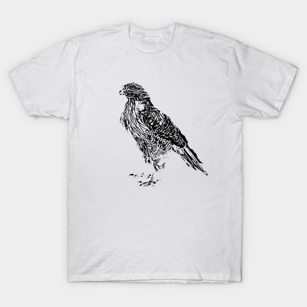 Hawk T-Shirt by Nimmersatt